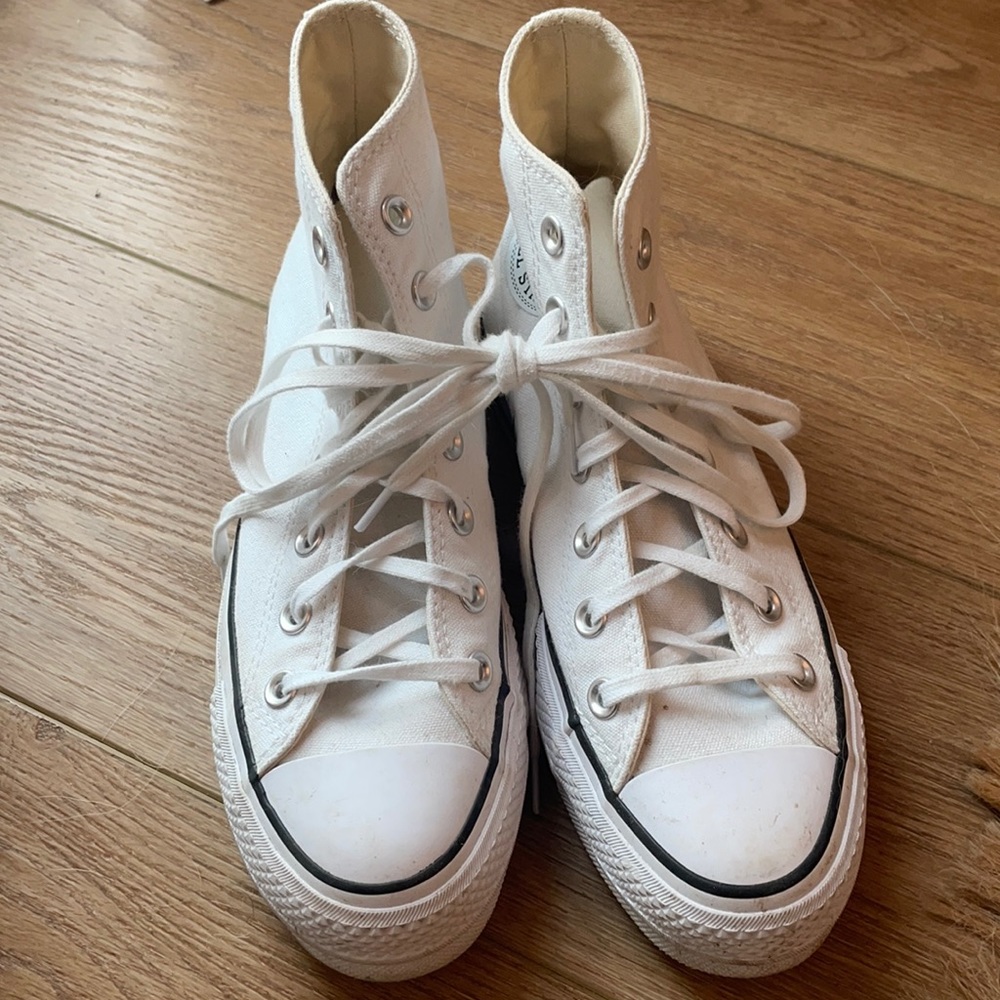White High Top Converse